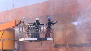 Blasting Painting Kapal: Proses dan Standar Teknis di Shipyard