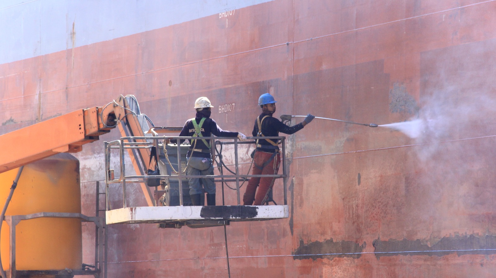 blasting painting kapal