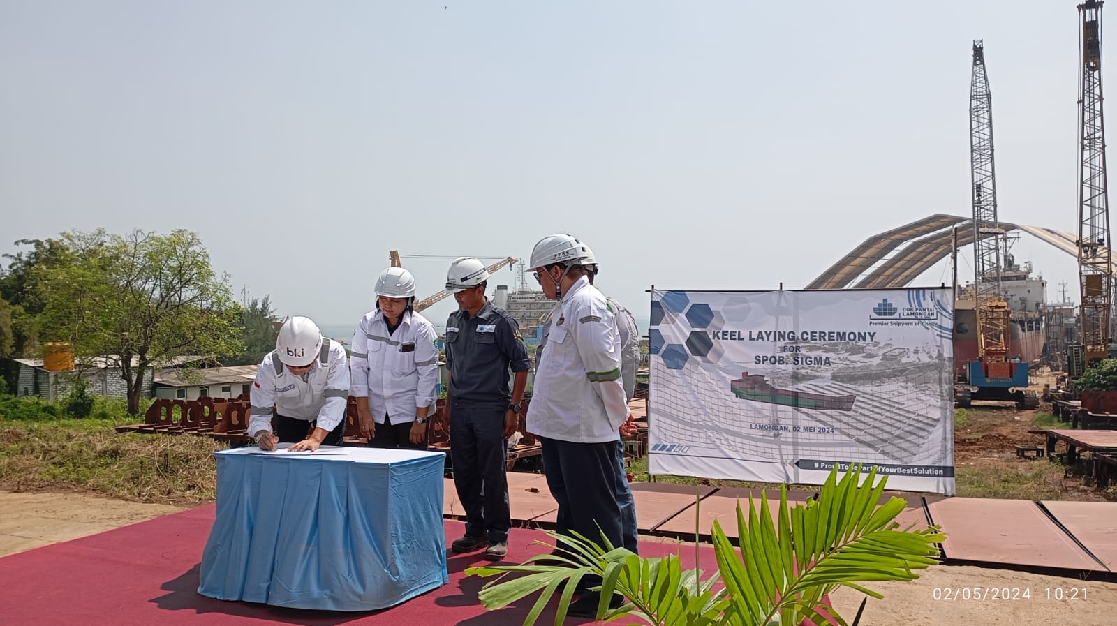 keel laying