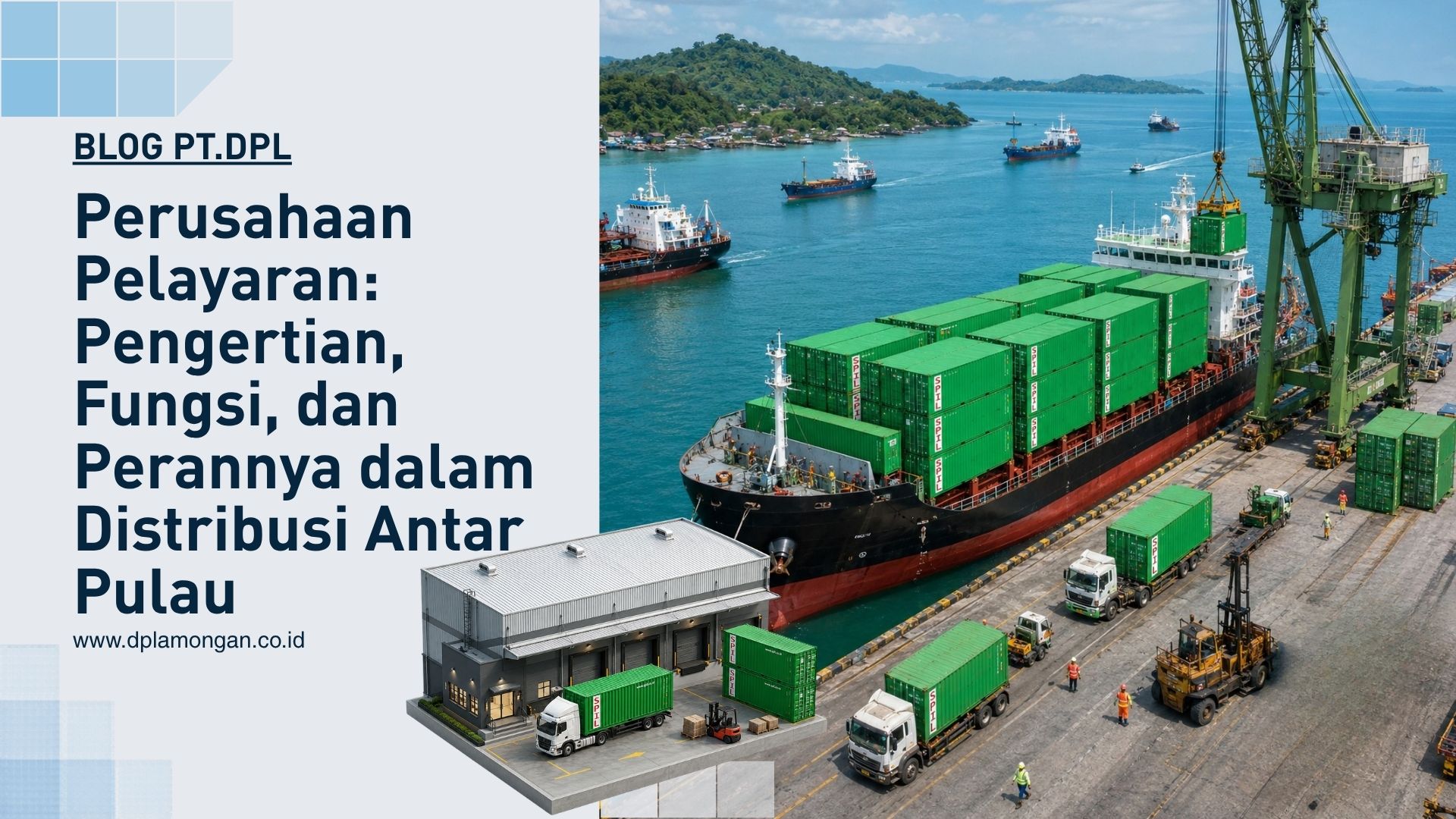 perusahaan pelayaran dalam distribusi antar pulau Indonesia